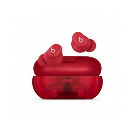 Beats Solo Buds - True Wireless Earbuds - Transparent Red - MUW03ZM/A