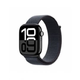 Apple Watch Series 10 GPS + Cellular 46mm Jet Nero Cassa Alluminio con Cinturino Loop Inchiostro - MWY53QL/A