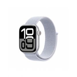 Apple Watch Series 10 GPS 42mm Argento Cassa Alluminio con Cinturino Sport Loop Nuvola Blu - MWWD3QL/A