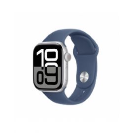 Apple Watch Series 10 GPS 42mm Argento Cassa Alluminio con Denim Sport Band - M/L - MWWC3QL/A