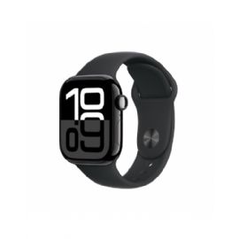 Apple Watch Series 10 GPS 42mm Jet Nero Cassa Alluminio con Nero Sport Band - M/L - MWWF3QL/A