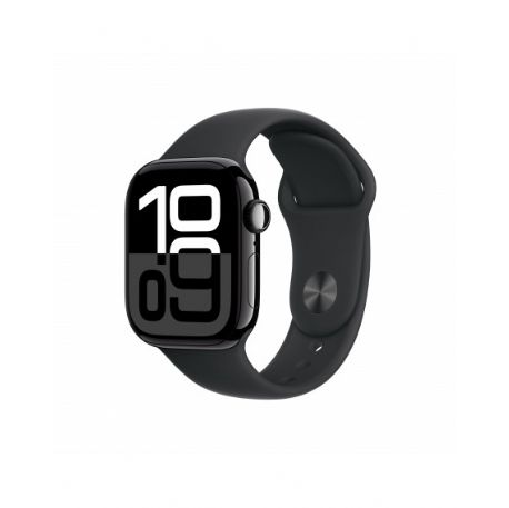 Apple Watch Series 10 GPS 42mm Jet Nero Cassa Alluminio con Nero Sport Band - M/L - MWWF3QL/A