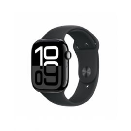 Apple Watch Series 10 GPS 46mm Jet Nero Cassa Alluminio con Nero Sport Band - M/L - MWWQ3QL/A