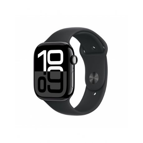 Apple Watch Series 10 GPS 46mm Jet Nero Cassa Alluminio con Nero Sport Band - M/L - MWWQ3QL/A