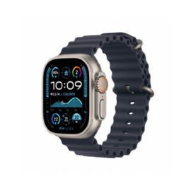 Apple Watch Ultra 2 GPS + Cellular 49mm Cassa Titanio Naturale con Cinturino Ocean Blu Navy - MX4D3TY/A