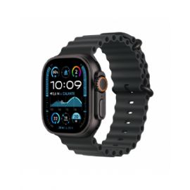 Apple Watch Ultra 2 GPS + Cellular 49mm Cassa Titanio Nero con Cinturino Ocean Nero - MX4P3TY/A